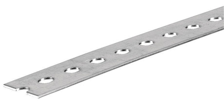 SteelWorks 0.07 in. X 1.38 in. W X 36 in. L Steel Slotted Flat Bar, Pack of 5