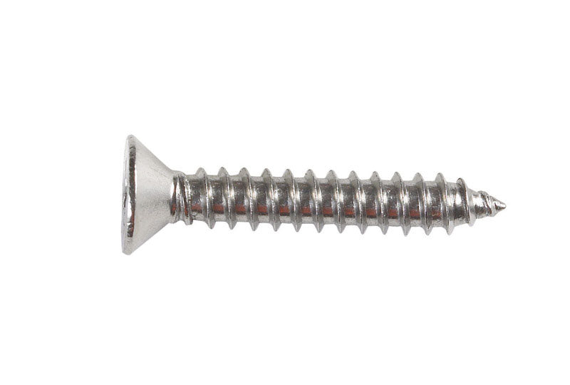 HILLMAN No. 8 X 1 in. L Phillips Flat Head Sheet Metal Screws 100 pk