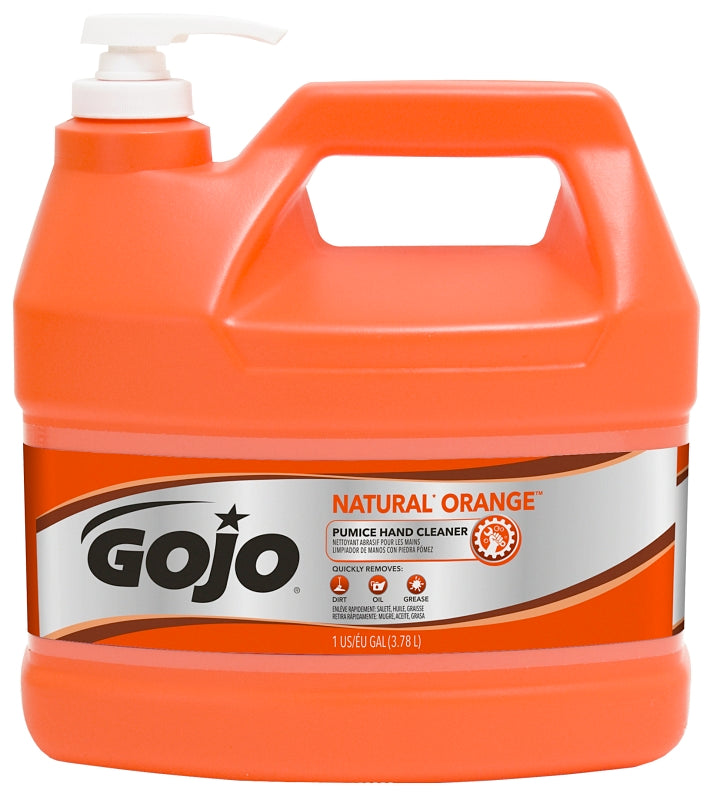 Gojo 0955-02 Hand Cleaner, Liquid, Citrus, 1 gal Bottle, Pack of 2