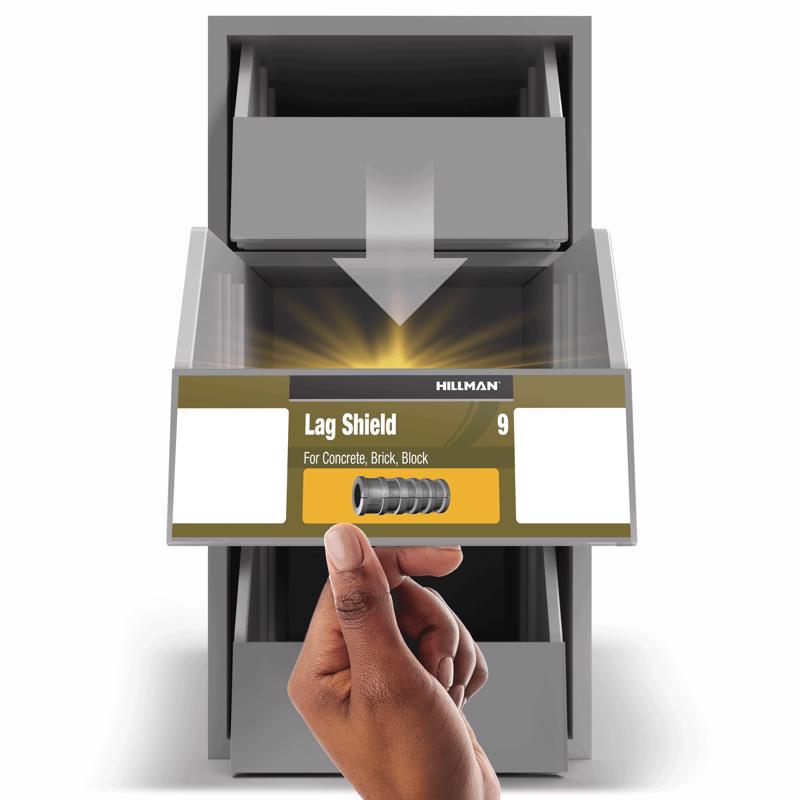 HILLMAN 5/16 in. D X 5/16 in. Short in. L Zinc Round Head Concrete Screw Anchor 50 pk