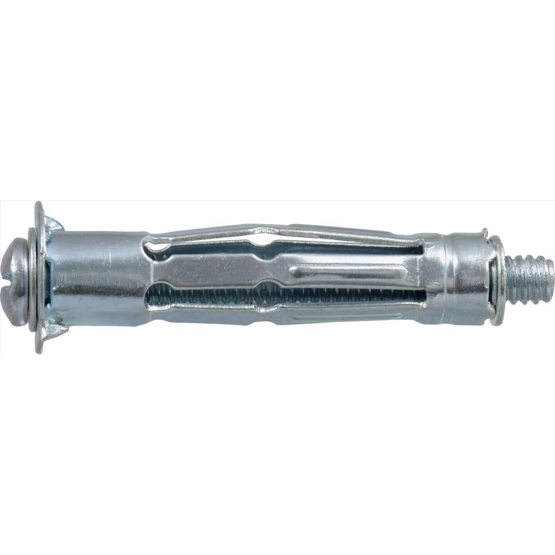 HILLMAN 1/4 in. D X 2.35 in. L Steel Pan Head Hollow Wall Anchors 50 pk