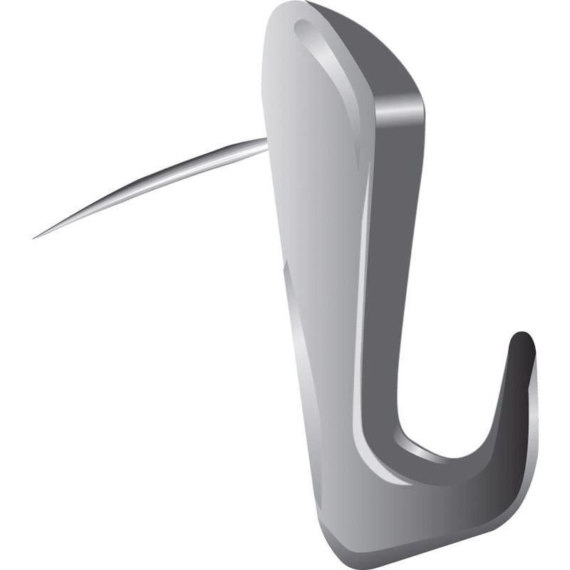 HILLMAN WallBiter Brass-Plated Large Picture Hook 60 lb 3 pk, Pack of 10