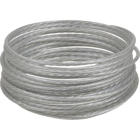 HILLMAN Plastic Coated Silver Picture Wire 30 lb 1 pk, Pack of 10