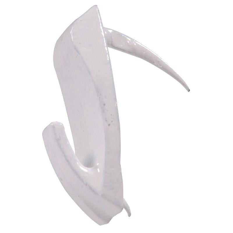 HILLMAN WallBiter White Small Picture Hook 30 lb 4 pk, Pack of 10