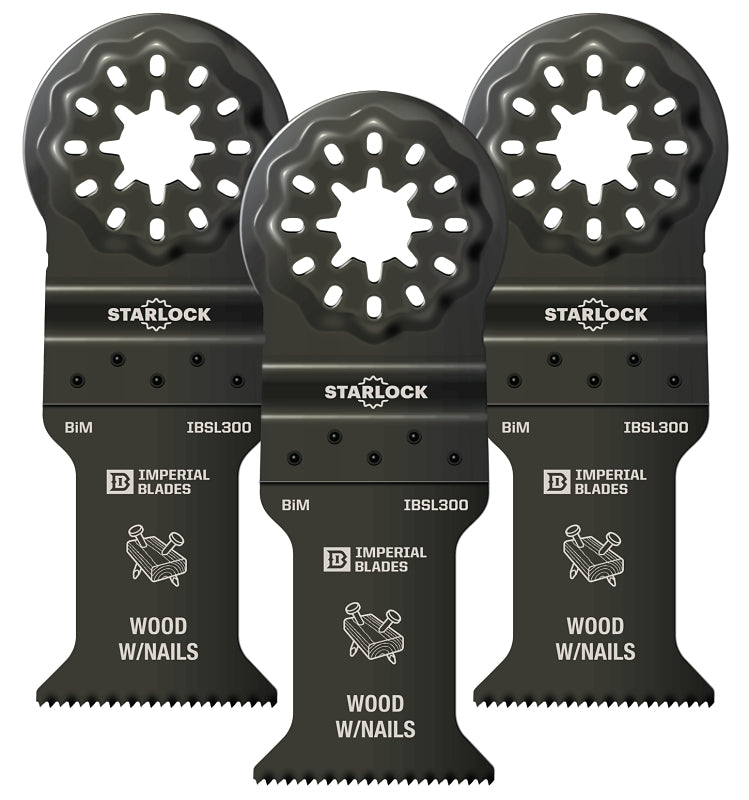 Imperial Blades Starlock IBSL300-3 Standard Blade, 18 TPI, 3/PK