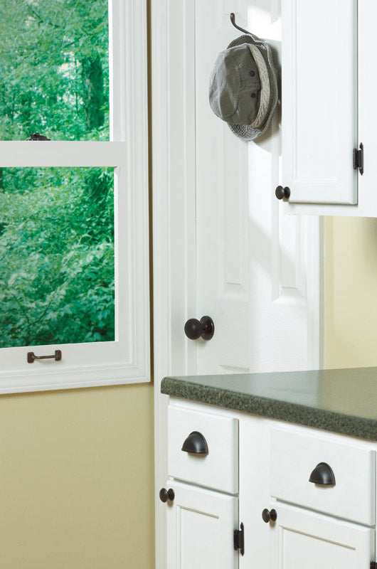 Amerock 2 in. W X 2-3/4 in. L Oil Rubbed Bronze Steel Self-Closing Hinge 2 pk