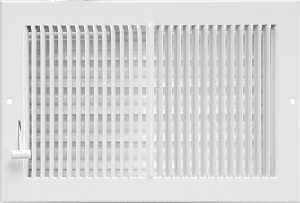 Imperial RG0299 Multi-Shutter Register, 7-1/4 in L, 13-1/4 in W, Steel, White