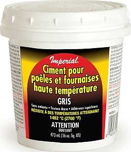 Imperial KK0283-A Stove and Furnace Cement, 16 oz Tub