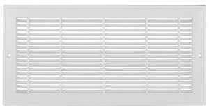 Imperial RG3010 Sidewall Grille, 13-1/4 in L, 7-1/4 in W, Polystyrene, White