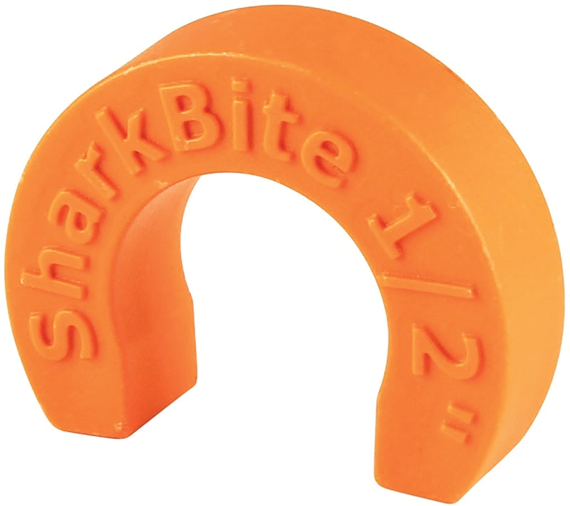 SharkBite U710A Disconnect Clip, 1/2 in, Orange, Plastic