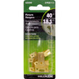 HILLMAN Brass-Plated Gold Professional Picture Hanger 40 lb 3 pk, Pack of 10