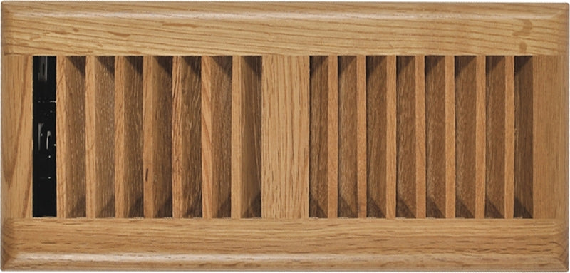 Imperial RG2195 Floor Register, 4 in H Duct Opening, Polystyrene, 12 in W Duct Opening