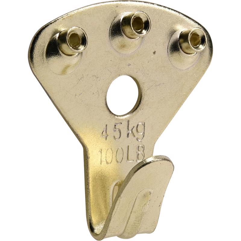 HILLMAN Brass-Plated Gold Classic Picture Hanging Set 10 lb 32 pk, Pack of 5