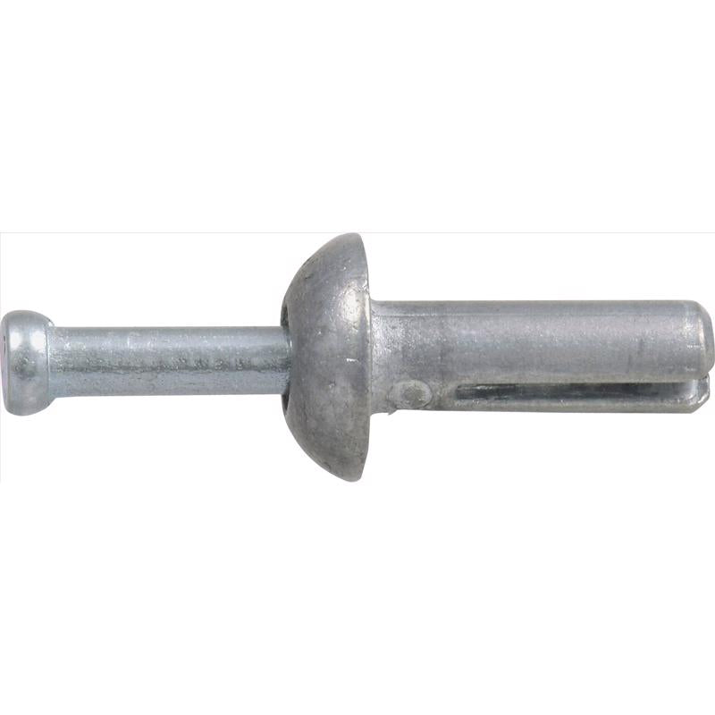 HILLMAN 1/4 in. D X 3/4 in. L Steel Mushroom Head Hammer Drive Anchor 100 pk
