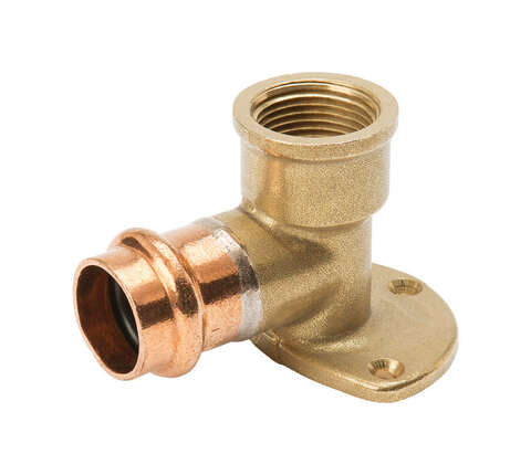 NIBCO Press System 1/2 in. Press X 1/2 in. D FIP Copper 90 Degree Elbow Drop 1 pk