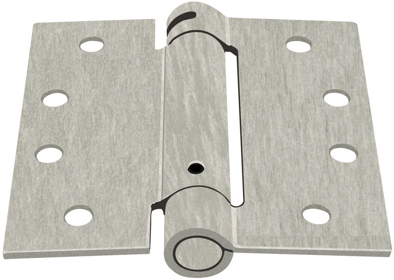 Ace 4 in. L Satin Nickel Self Closing Hinge 1 pk