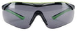 3M 47101-WZ4 Sport-Inspired Safety Glasses, Gray Lens, Green/Neon Black Frame, Anti-Fog, Anti-Scratch Lens