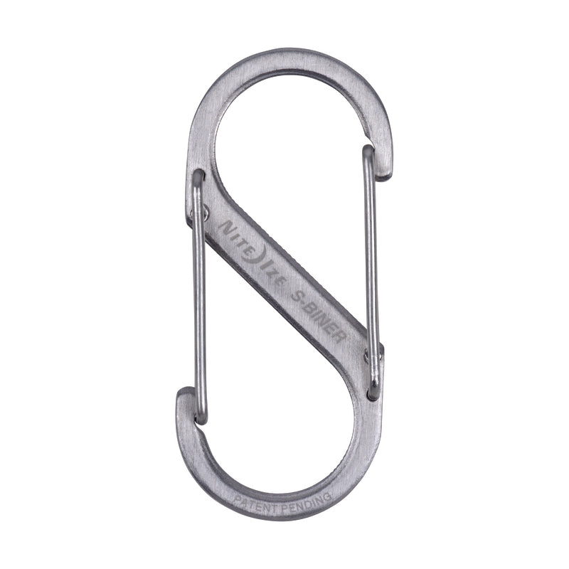 Nite Ize S-Biner 1.8 in. D Stainless Steel Silver Carabiner Key Holder, Pack of 6