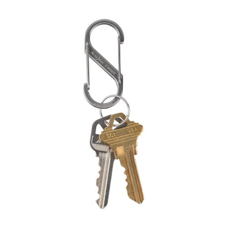 Nite Ize S-Biner 1.8 in. D Stainless Steel Silver Carabiner Key Holder, Pack of 6