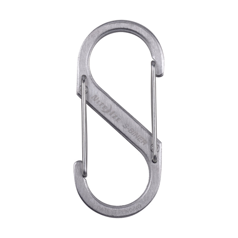 Nite Ize S-Biner 1.8 in. D Stainless Steel Silver Carabiner Key Holder, Pack of 6