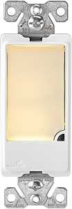 Eaton Cooper Wiring Patrol Series 7737V-BOX Night Light, 15 A, 120 V, 1 W, 3-Lamp, LED Lamp, Ivory Light, PVC Fixture