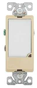 Eaton Cooper Wiring Patrol Series 7737LA-BOX Night Light, 15 A, 120 V, 1 W, 3-Lamp, LED Lamp, Light Almond Light