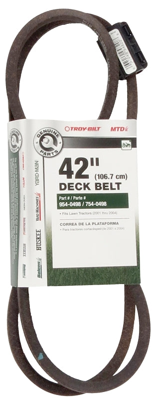 MTD 490-501-M053 Deck Drive Belt, 42 in L, 1/2 in W, 42 in Deck