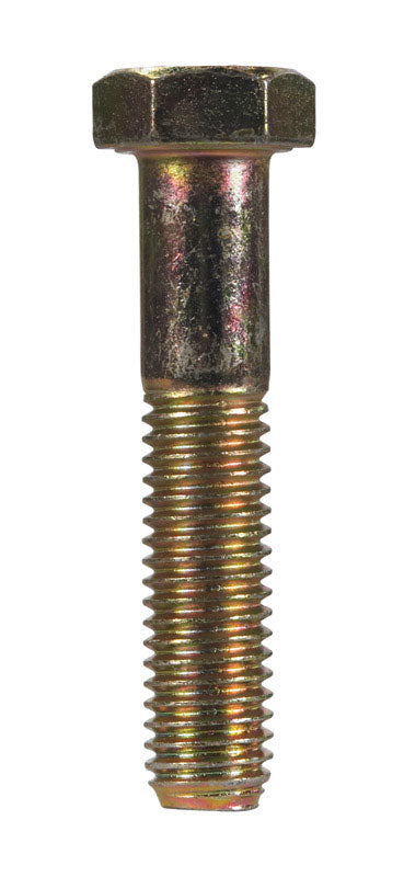 HILLMAN 1/2 in. D X 2-1/2 in. L Heat Treated Steel Hex Head Cap Screw 50 pk