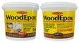 Abatron WE2QKR Wood Restoration System, Paste, Slight Ammonia, Tan/White, 2 qt