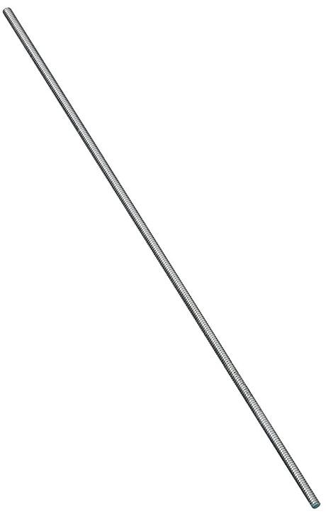 National Hardware N179-481 Threaded Rod, #10-24 Thread, 36 in L, A Grade, Steel, Zinc, UNC Thread, Pack of 3