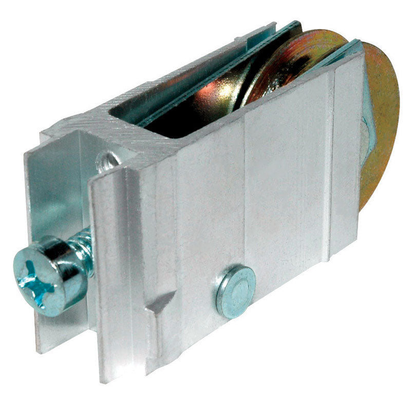 Barton Kramer 1-1/4 in. D X 3/4 in. L Mill Aluminum/Steel Patio Door Roller Assembly 1 pk