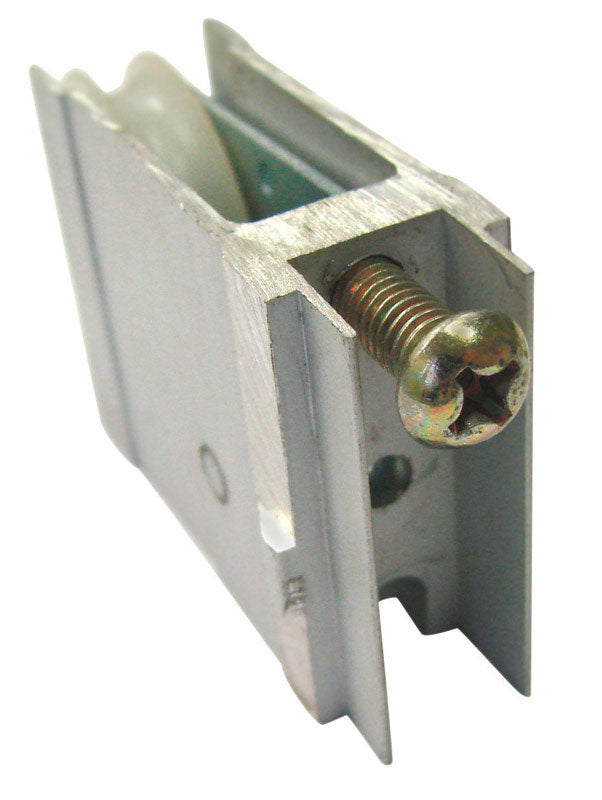 PE Fraser R-037 Nylon Patio Door Roller With Ball Bearing - 3 3/8" X 1 1/4", Metal Casing, Adjustable Screw (Pack Of 2)