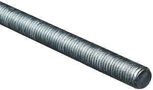 National Hardware N179-549 Threaded Rod, 5/8-11 Thread, 36 in L, A Grade, Steel, Zinc, UNC Thread