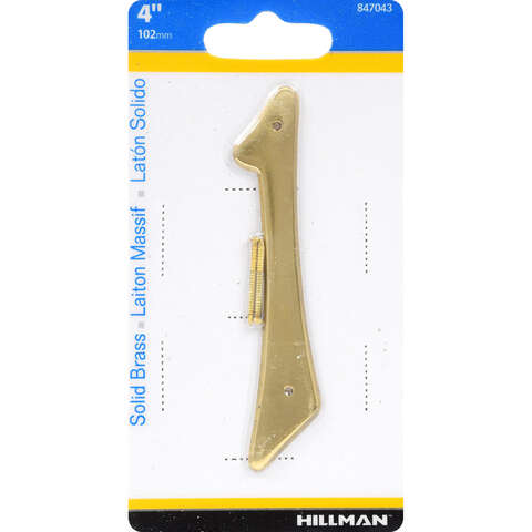 HILLMAN 4 in. Gold Brass Nail-On Number 1 1 pc, Pack of 3