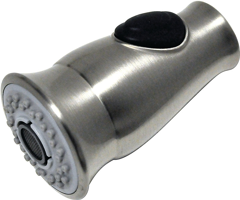 Danco 10724 Faucet Spray Head, Plastic, Stainless Steel