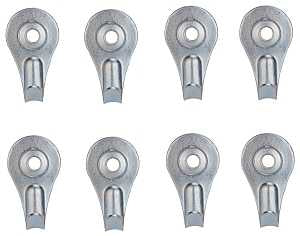 ProSource PH-122272-PS Picture Hanger, 50 lb, Steel, Polished Brass, Brass, Nail-In Mounting