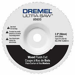 Dremel US600-01 Flush-Cut Wheel, Carbide Cutting Edge