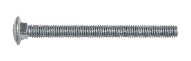 HILLMAN 3/8 in. X 4-1/2 in. L Hot Dipped Galvanized Steel Carriage Bolt 50 pk