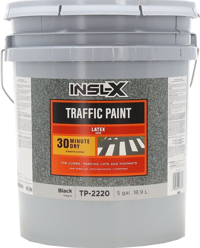 Insl-X TP2220099-05 Traffic Marking Paint, Flat, Black, 5 gal, Can