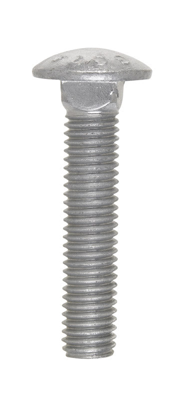 HILLMAN 1/2 in. X 2-1/2 in. L Hot Dipped Galvanized Steel Carriage Bolt 50 pk