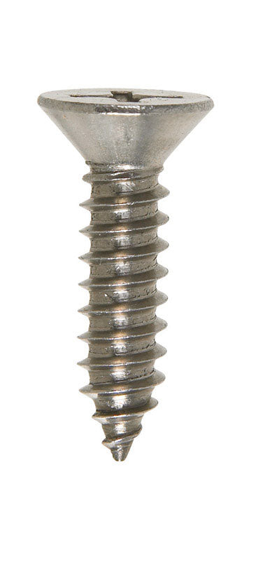 HILLMAN No. 14 X 1 in. L Phillips Flat Head Sheet Metal Screws 100 pk