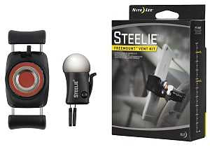 Nite Ize Steelie STFK-01-R8 Car Vent-Mount Kit, Steel, Black