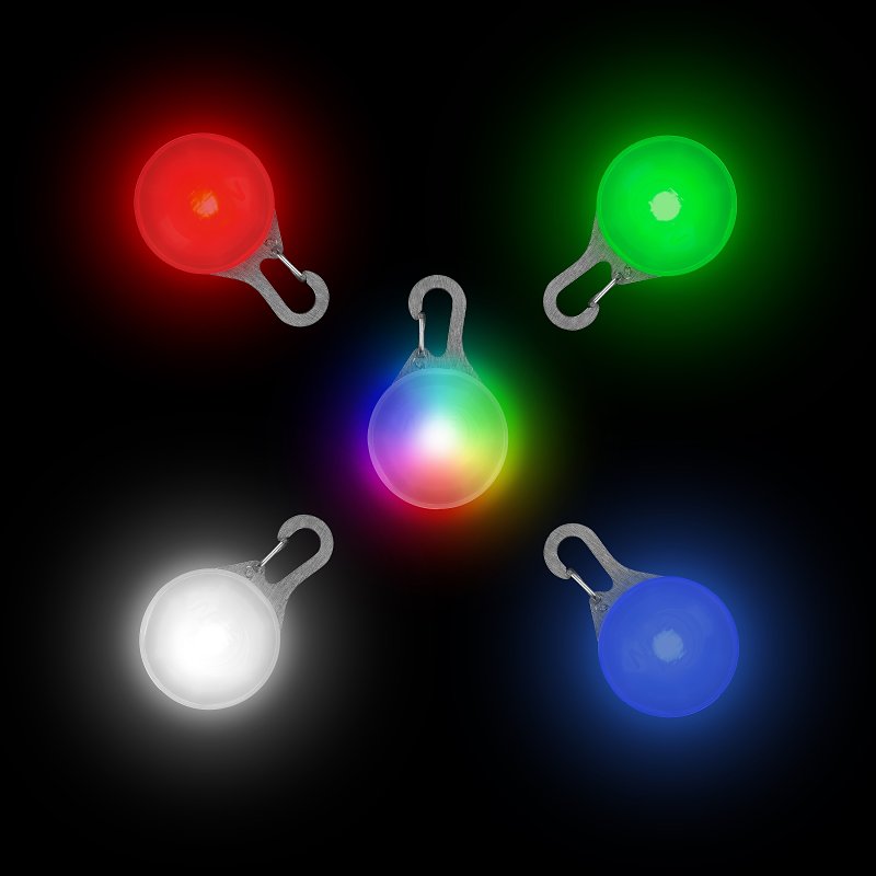 DOG COLLAR LIGHT RECHRG DISC-O