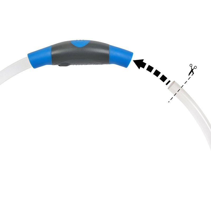 LED SAFETY NECKLACE RECHRG BLU