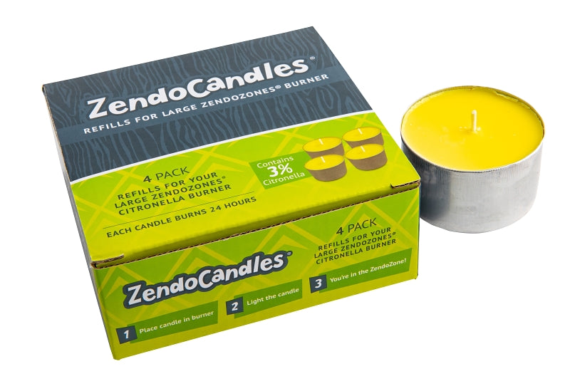 ZendoCandles CITRONELLA LARGE REFILL CANDLE- 4OZ