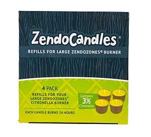 ZendoCandles CITRONELLA LARGE REFILL CANDLE- 4OZ
