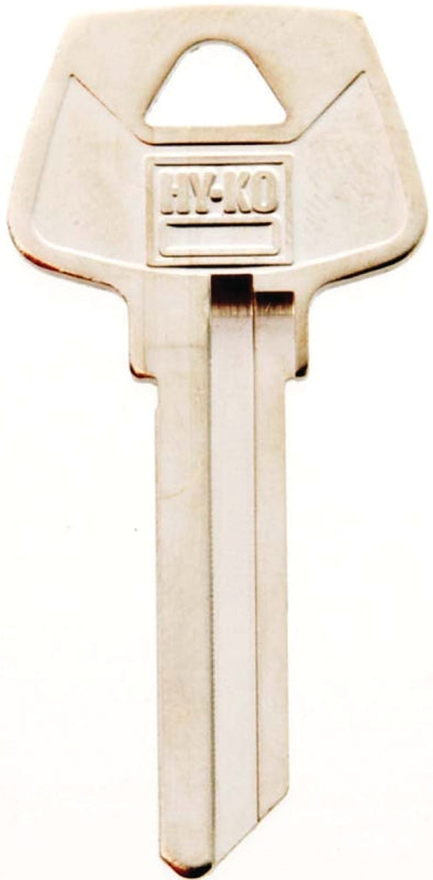 Hy-Ko 11010Y6 Key Blank, Brass, Nickel, For: Yale Cabinet, House Locks and Padlocks, Y6 Key Number, Pack of 10