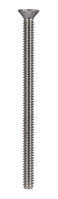 HILLMAN No. 10-24 X 3 in. L Phillips Flat Head Stainless Steel Machine Screws 50 pk