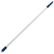 Unger 989300 Telescopic Pole, 6 ft Max Pole L, Threaded, Steel Pole, Blue/White