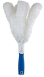 Unger 989400 Feather Duster, 2 in Head, Microfiber Head, 6 in L Handle, White